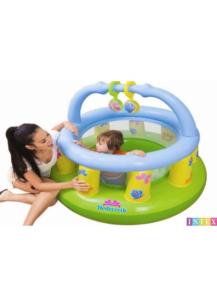 Intex Şişme Bebek Oyun Havuzu Bebek Oyun Alanı 130X104 cm