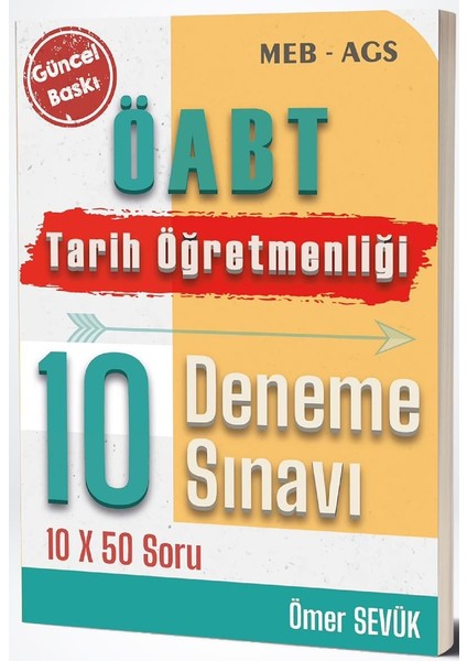 Meb Ags Öabt Tarih Öğretmenliği 10 Deneme Sınavı