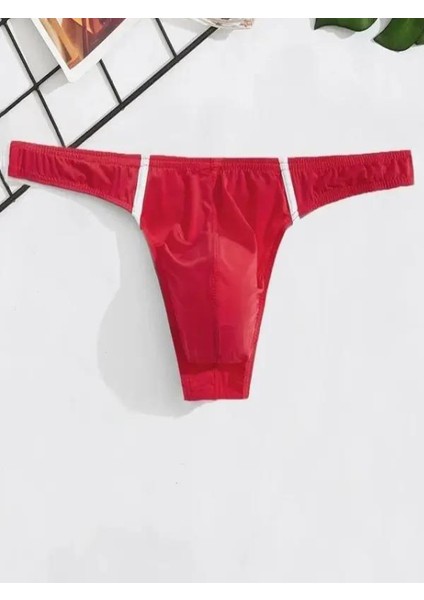 Erkek Kırmızı Tanga Iç Çamaşırı