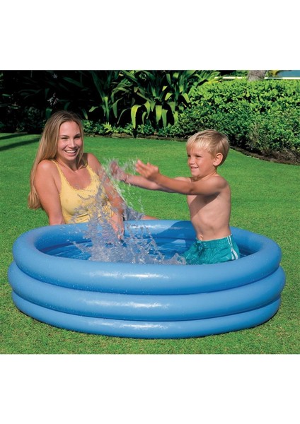 Kristal Mavi Çocuk Havuzu 114x25 Cm fiyatları