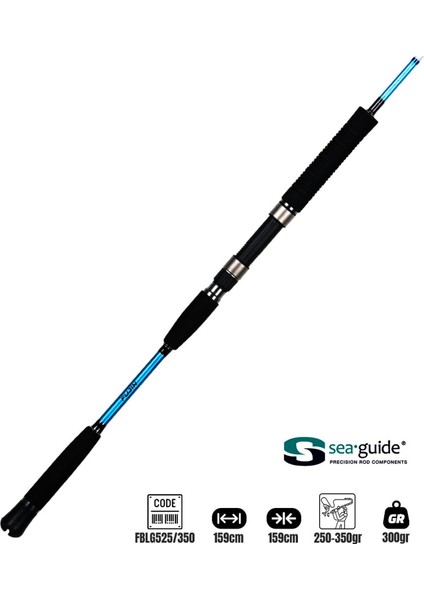 Bluegame Jigging 159CM 250-350GR Jig Olta Kamışı