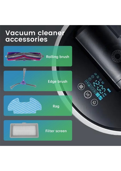 9 Parça / Set Silindir Yan Fırça Silme Filtresi Samsung Powerbot-E VR05R5050WK Elektrikli Süpürge Yedek Parçaları Için Yedek (Yurt Dışından) indirimleri