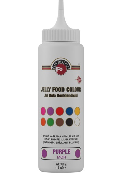 Mor Jel Gıda Boyası 300 gr