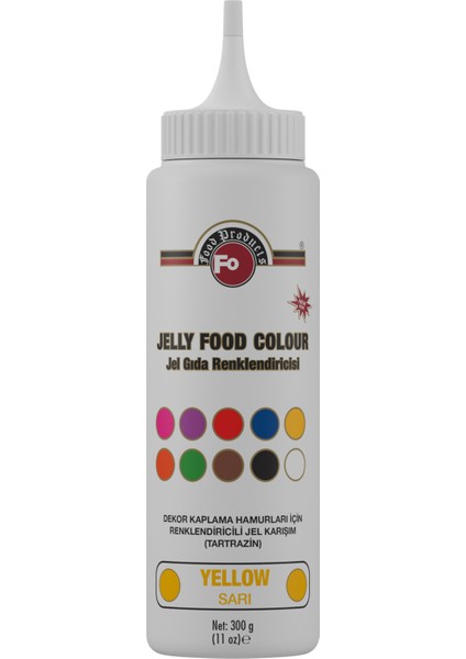Sarı Jel Gıda Boyası 300 gr