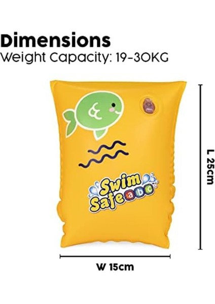 Vegashop Swim Safe Abc Yüzme Kollukları, Seviye C, Wondersplash, 3-6 Yaş, 25 X 15 Cm Atelier 1032 fiyatları