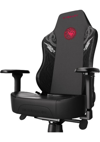 Game Of Thrones Series House Targaryen Edition Pu Deri Bel Destekli 4d Hafızalı Yastık Oyuncu Koltuğu