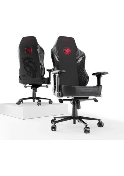 Game Of Thrones Series House Targaryen Edition Pu Deri Bel Destekli 4d Hafızalı Yastık Oyuncu Koltuğu