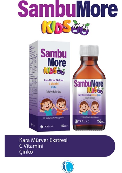 Kids 150 ml Likit Karamürver Vitamin C Çinko Şurup