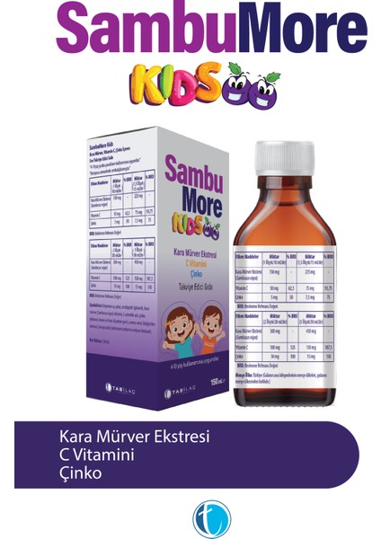 Kids 150 ml Likit Karamürver Vitamin C Çinko Şurup