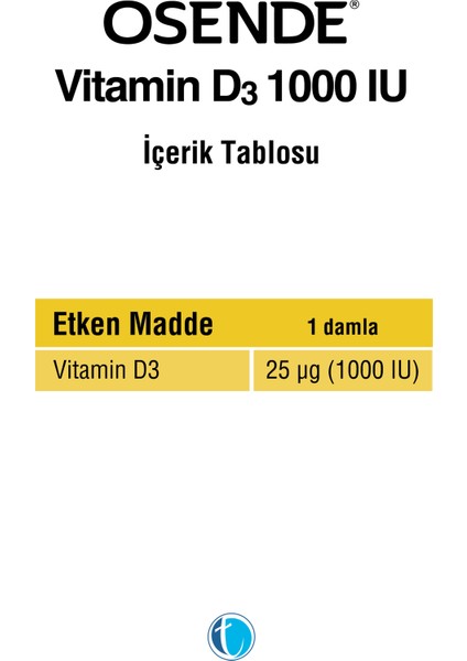 Vitamin D3 Damla 20 ml modelleri