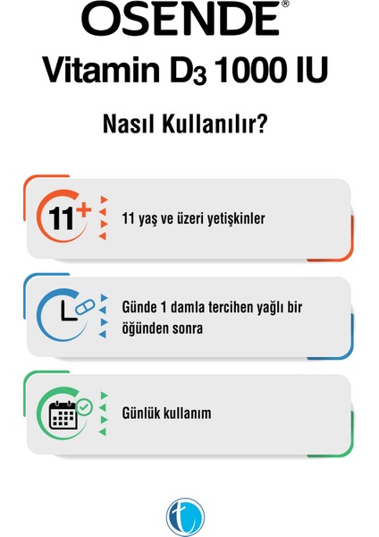 Vitamin D3 Damla 20 ml fırsatları