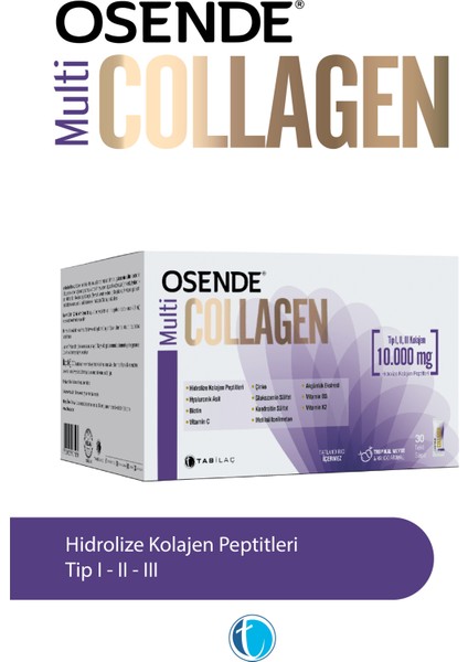 Multi Collagen Hidrolize Kolajen Peptitleri 30 Saşe