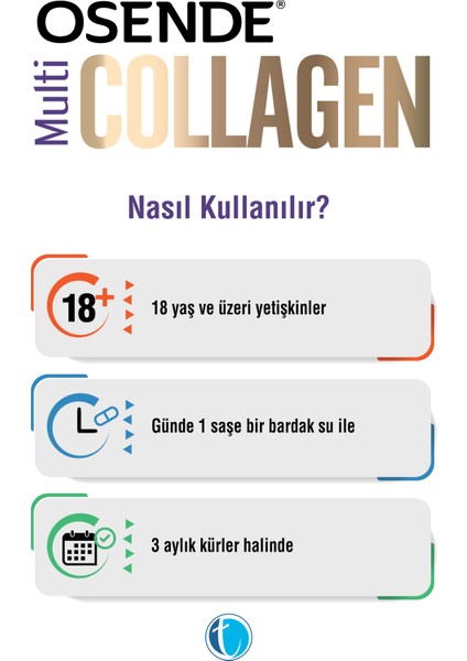 Multi Collagen Hidrolize Kolajen Peptitleri 30 Saşe