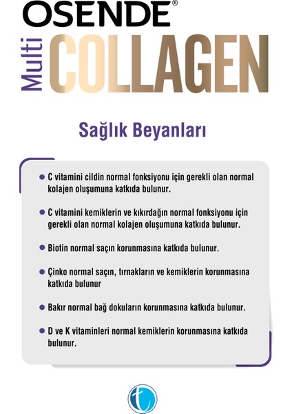 Multi Collagen Hidrolize Kolajen Peptitleri 30 Saşe