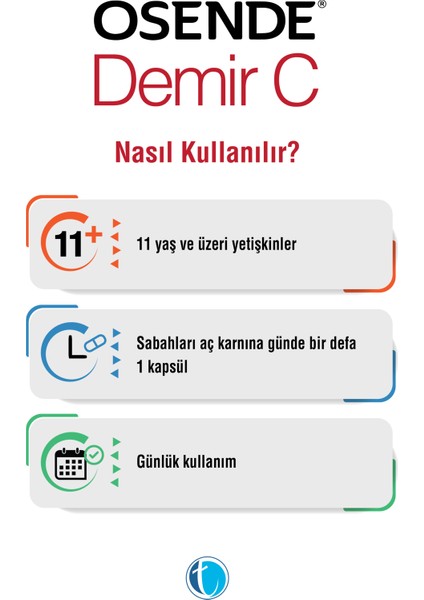 Demir C 60 Bitkisel Kapsül Demir Bisglisinat