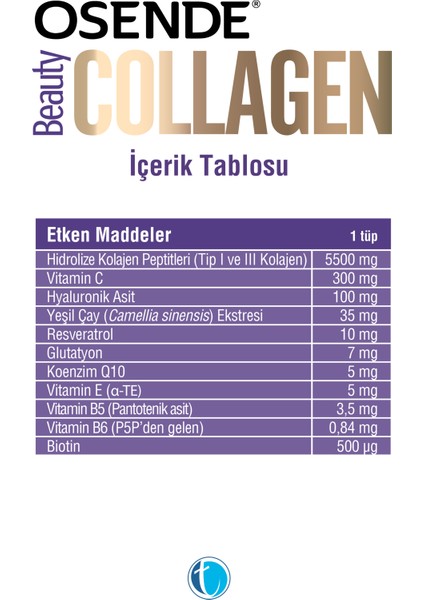 BEAUTY COLLAGEN 5500mg Hidrolize Kolajen Peptitleri 30 Günlük Tüp modelleri