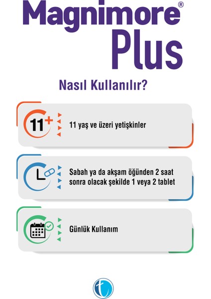 Plus Magnezyum 60 Tablet N-Asetil Taurinat Bisglisinat Malat