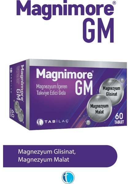 GM Magnezyum 60 Tablet Bisglisinat Malat