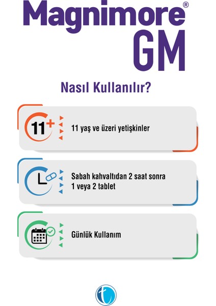 GM Magnezyum 60 Tablet Bisglisinat Malat