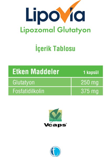 Lipozomal Glutatyon 30 Bitkisel Kapsül