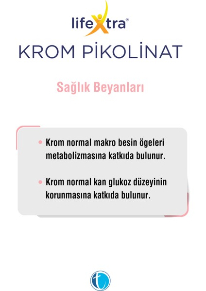 Krom 90 Bitkisel Kapsul Krom Pikolinat
