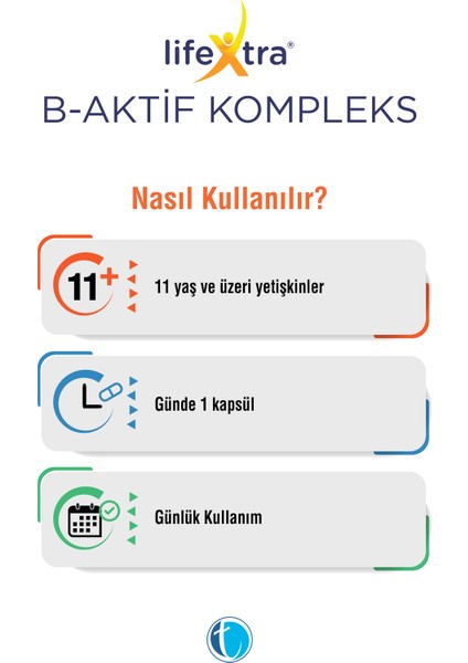 B-Aktif Kompleks 60 Bitkisel Kapsül Metilkobalamin Metilfolat P5P R5P İnositol Biotin