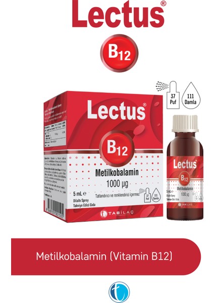 B12 Metilkobalamin Sprey 5 ml