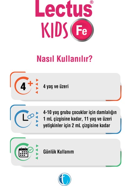 Kids Demir Mikroenkapsüle Demir Minerali 30 ml Damla
