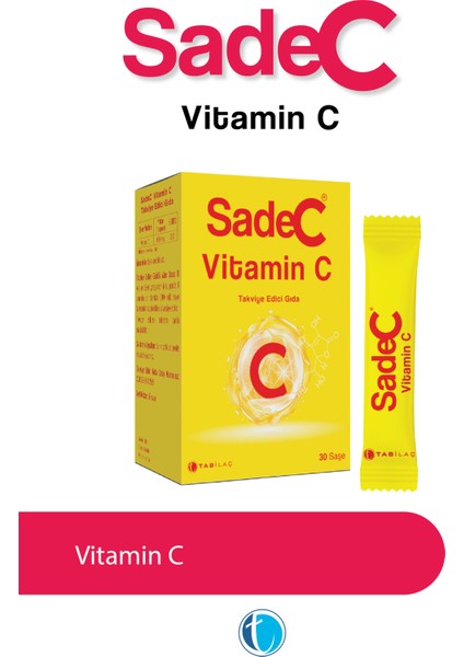 SadeC Vitamin C 30 Saşe C Vitamini