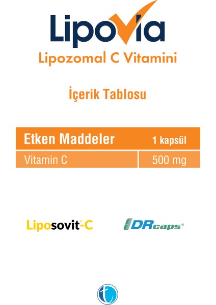 Lipozomal Vitamin C 60 Bitkisel Kapsül