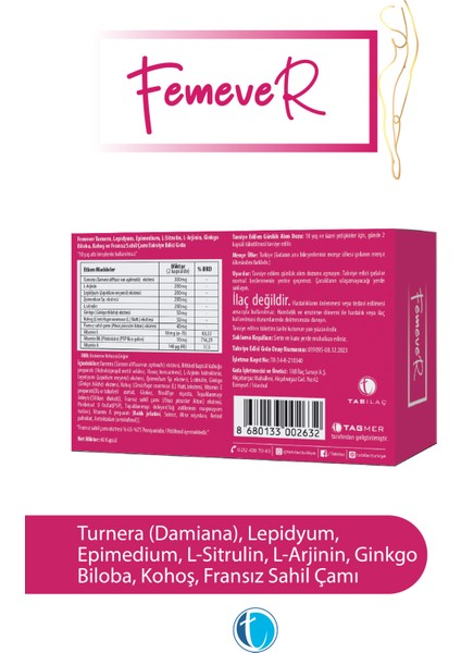 Femever 60 Kapsül