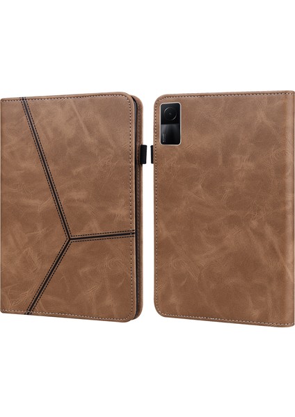 Xiaomi Redmi Pad 10.61 2022 Kahverengi Için Deri Kılıf (Yurt Dışından) modelleri