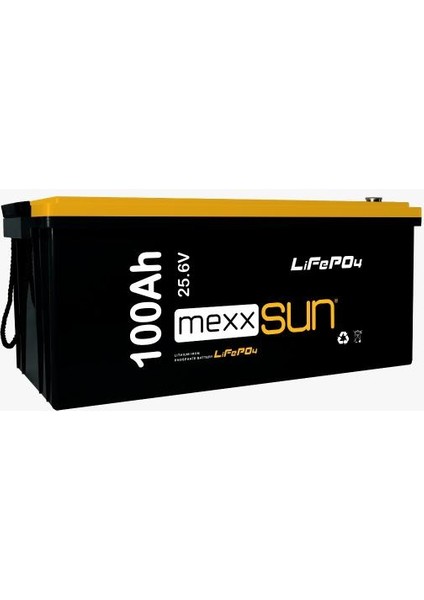 Lityum Akü 25,6V 100AH (Lifepo4) 2560WH