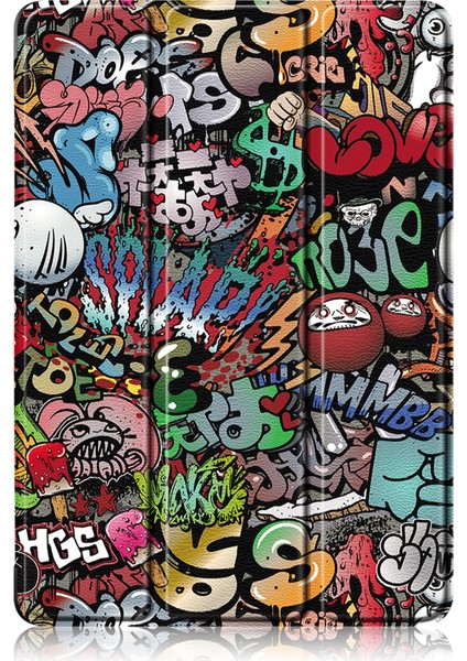 Xiaomi Redmi Pad Se Graffiti Için 3 Katlı Boyalı Tablet Kılıfı (Yurt Dışından) fiyatları