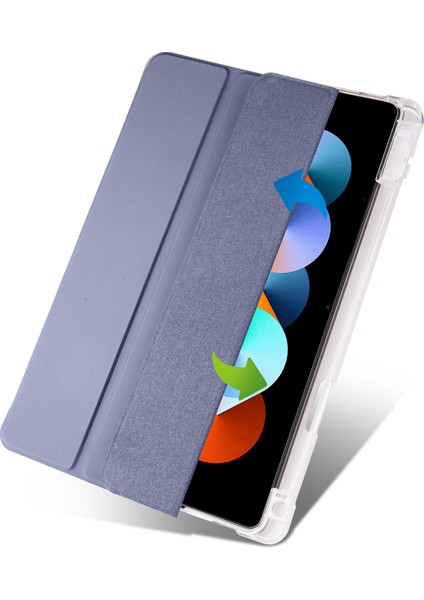 Xiaomi Redmi Pad 10.61 Mor Için 3 Katlanır Tpu+Pu Tablet Kılıfı (Yurt Dışından) fiyatları