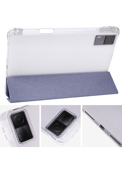Xiaomi Redmi Pad 10.61 Mor Için 3 Katlanır Tpu+Pu Tablet Kılıfı (Yurt Dışından) fırsatları