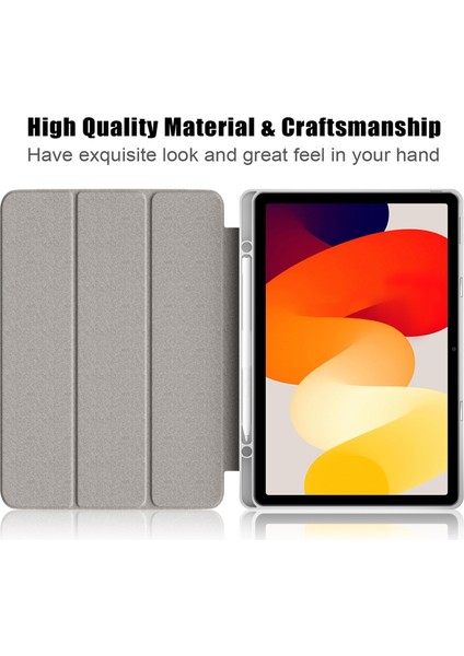 Xiaomi Redmi Pad Se Gri Için 3 Katlı Renkli Tablet Kılıfı (Yurt Dışından) modelleri