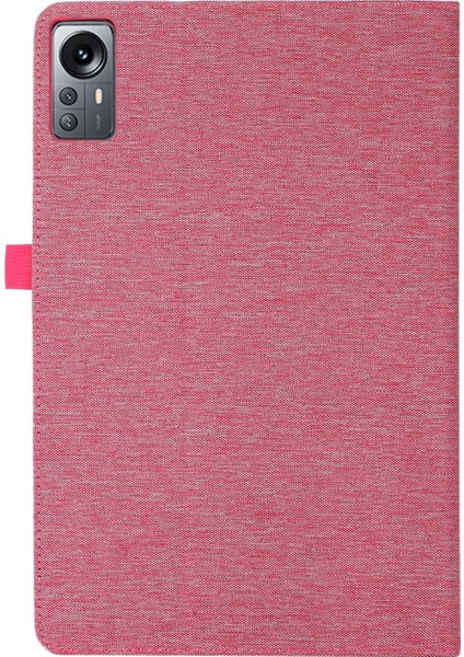 Xiaomi Mi Pad 5 Pro 12.4 Gül Kırmızısı Için Kumaş Deri Tablet Kılıfı (Yurt Dışından) fiyatları