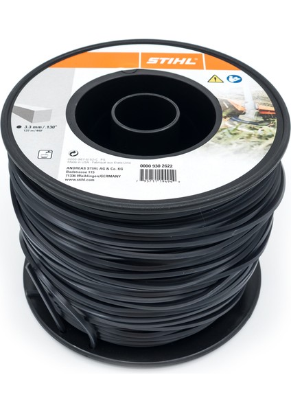 Misina 3.3 mm x 137 M, Kare Siyah
