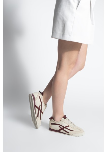 Kadın Sneaker Bağcıklı Spor Ayakkabı Fiyen Bordo modelleri