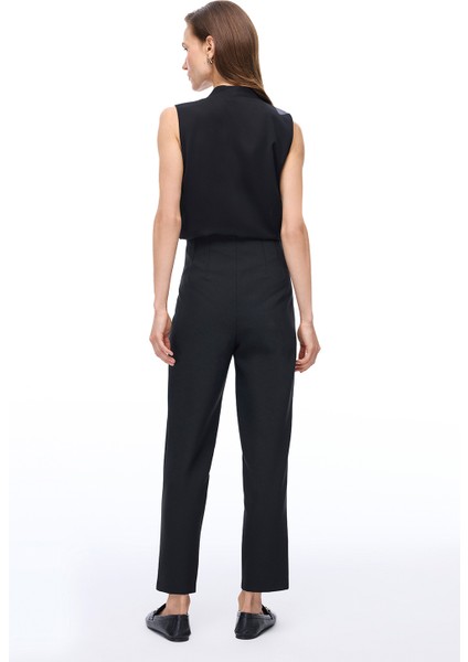 Morningstar Regular Fit Uzun Boy Siyah Pantolon
