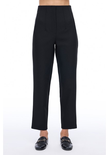 Morningstar Regular Fit Uzun Boy Siyah Pantolon