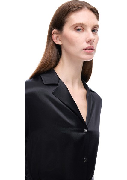 Wonder Midi Boy Takma Kol Siyah Renk Elbise modelleri