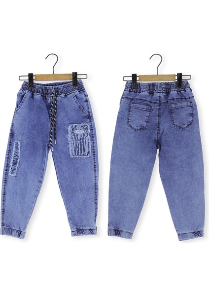 Erkek Çocuk Kot Pantolon Lastikli