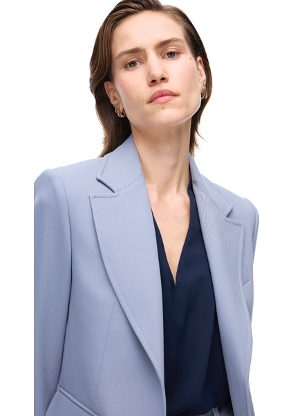 Morningstar Regular Fit Kısa Boy Takma Kol Erkek Yaka Gri Ceket fırsatları