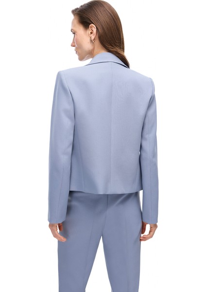 Morningstar Regular Fit Kısa Boy Takma Kol Erkek Yaka Gri Ceket indirimleri