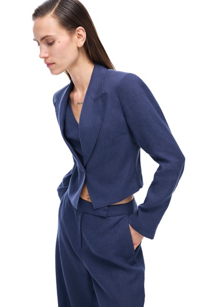 Lacivert Akars Regular Fit Ceket
