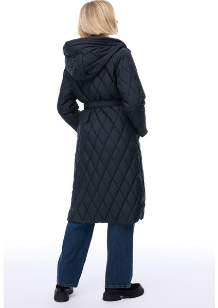 Awans Regular Fit Diz Altı Takma Kol Hakim Yaka Siyah Mont fırsatları