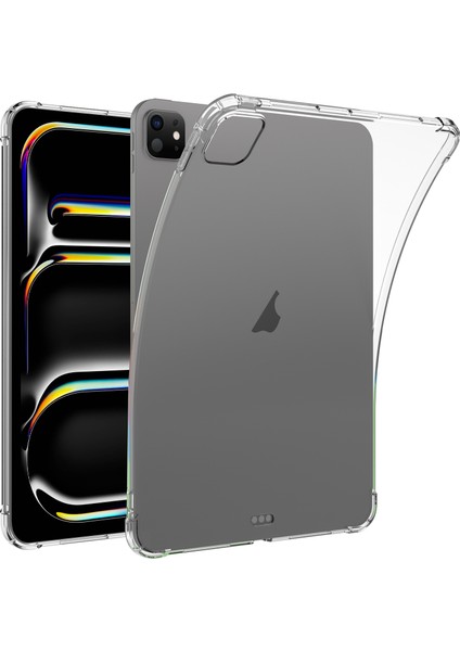 iPad Pro 13 2024 Için Son Derece Şeffaf Tpu Kılıf Şeffaf (Yurt Dışından)
