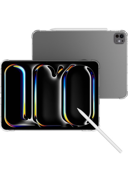 iPad Pro 13 2024 Için Son Derece Şeffaf Tpu Kılıf Şeffaf (Yurt Dışından) modelleri